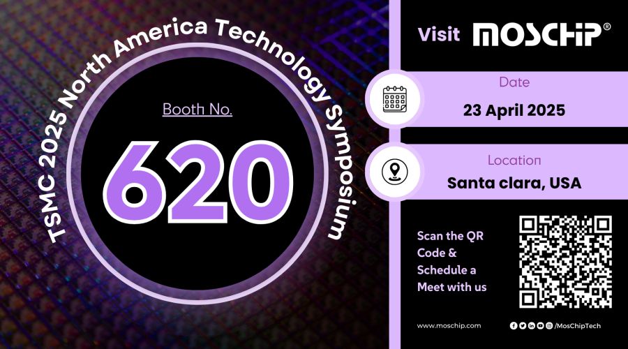MosChip® to showcase Silicon Engineering Services at TSMC 2025 North America Technology Symposium